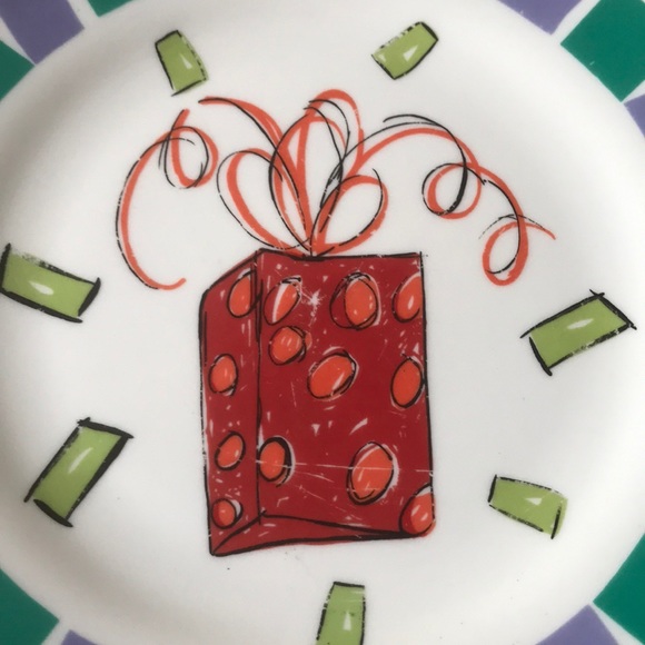 🏖️2/6.00🏖️ TAG 2000 edition collector plate, cookies w Santa - Picture 7 of 8